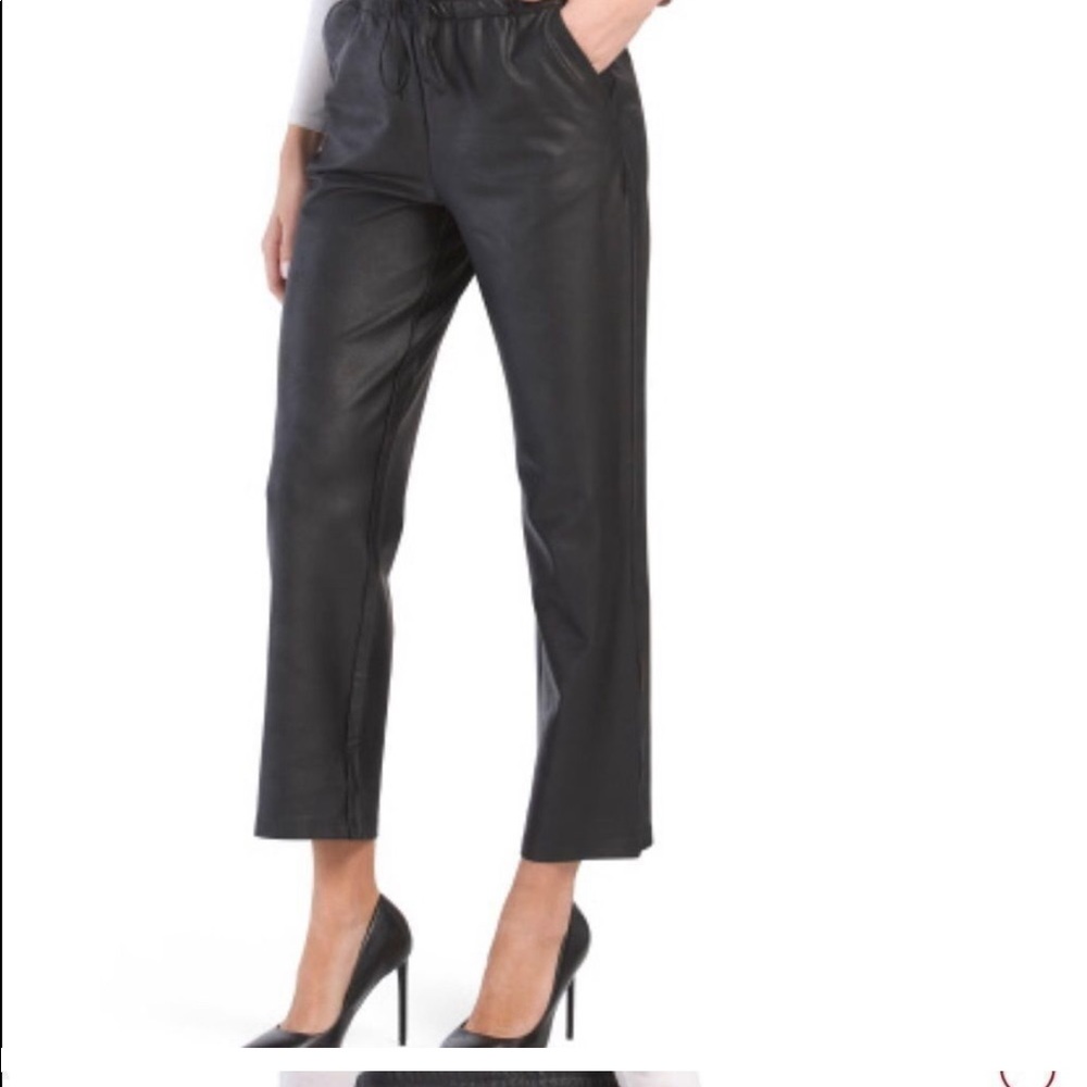 Maison d’Amelie women’s Paris black faux pant, size L